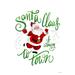 The Holiday Aisle® Santa is Coming to Town by House Fenway - Wrapped Canvas Textual Art Canvas | 24 H x 18 W x 1.25 D in | Wayfair