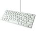 Restored Apple Wired USB 78-Key Keyboard for Mac OS - Silver/White (A1242/MB869LL/A) (Refurbished)