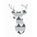 Millwood Pines Tribal Deer Head Metal | 32 H x 24 W x 1.25 D in | Wayfair 7F9FDF3361434895BB42BE544BA62684