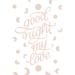 Trinx Boho Nursery VI Blush Crop by Becky Thorns - Wrapped Canvas Textual Art Canvas in White | 48 H x 36 W x 1.25 D in | Wayfair