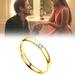 Kayannuo Valentines Day Gifts Christmas Clearance Fashion Couple Ring Stainless Steel Ring Valentine s Day Jewelry Gift