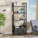 17 Stories Amilyn 60" H x 23.6" W Steel Etagere Bookcase in Black | 59.6 H x 19.6 W x 11 D in | Wayfair C364C9EC359D47F4B8FD552BC9732797