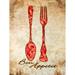 Charlton Home® Red Utensils - Wrapped Canvas Print Metal in Red/White | 40 H x 30 W x 1.25 D in | Wayfair C0AC749E458C41A8AA5D43A29B3A25FB