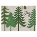 The Holiday Aisle® Woodland Christmas VII Green by Pela Studio - Wrapped Canvas Print Canvas in White | 36 H x 48 W x 1.25 D in | Wayfair