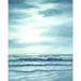 Rosecliff Heights Seascape by Georgia Janisse - Wrapped Canvas Print Metal in Blue/White | 32 H x 24 W x 1.25 D in | Wayfair