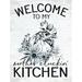 Rosalind Wheeler Welcome to My Mother Cluckin' Kitchen by Lettered & Lined - Wrapped Canvas Print Canvas in White | 48 H x 36 W x 1.25 D in | Wayfair