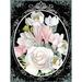 Wildon Home® Silver Garden on Black I by Beth Grove - Wrapped Canvas Print Metal | 32 H x 24 W x 1.25 D in | Wayfair