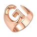 Kayannuo Valentines Day Gifts Christmas Clearance Women s Fashion Ring Couple Ring Opening 26 Letters Ring Jewelry