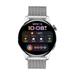 Wireless 2022 Smart Watch Men Business 1.3 inch Round Screen Watches Message Notification For Whatsapp Facebook TikTok etc (Silver Mesh Steel)