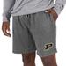 Men's Concepts Sport Charcoal Purdue Boilermakers Trackside Fleece Jam Shorts