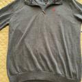 Polo By Ralph Lauren Shirts | Lt Big And Tall Long Sleeve Pullover. Nwt Grey/Blue | Color: Gray | Size: Lt