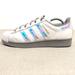 Adidas Shoes | Adidas Superstar Mens Shoes Size 7.5 White Low Top Sneakers Iridescent Unisex | Color: White | Size: 7.5