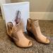 Jessica Simpson Shoes | Jessica Simpson Heel Open Toe Booties | Color: Cream/Tan | Size: 8.5