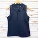 J. Crew Tops | J. Crew Ruffle Neck Ponte Top Sz S ::J9 | Color: Blue | Size: S