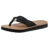 Zehentrenner TOMMY HILFIGER "TH ELEVATED BEACH SANDAL", Damen, Gr. 39, schwarz, Textil, sportlich, Schuhe, Sommerschuh, Bequemschuh, Flats, Schlappen mit TH-Schmuckelement
