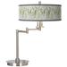 Giclee Gallery 20 1/2" Eucalyptus Shade CFL Swing Arm Desk Lamp