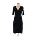 H&M Casual Dress - Sheath: Black Dresses - Women's Size 8