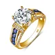 Bague en diamant Moissanite pour femmes en argent Sterling 100% couleur D certifié VVS1 2ct