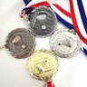 Médaille de badminton en or et pièce d'argent médaille de jeu médaille de Branze 5.0 cm 4