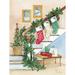 The Holiday Aisle® Night Before Christmas II Crop - Wrapped Canvas Print Canvas | 16 H x 12 W x 1.25 D in | Wayfair