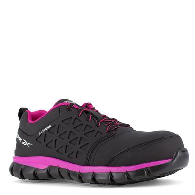 Reebok Work Sublite Cushion Work EXOFUSE Composite Toe - Womens 6.5 Black Oxford W