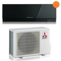 climatiseur mitsubishi electric inverter kirigamine zen r-32 black 15000 btu msz-ef42vgkb black