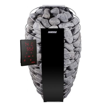 Harvia - Spirit SP60XW 6 kW WiFi Black finnischer Saunaofen inklusive Xenio WiFi Steuerung