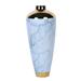 Everly Quinn Birajbhushan Ceramic Table Vase Ceramic in Black/Blue/Yellow | 20 H x 8.46 W x 8.46 D in | Wayfair 079EA5672A2847CB85B0DDEBDE670C80