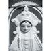 Bungalow Rose Goddess Durga Statue - Wrapped Canvas Photograph Canvas in Black/White | 12 H x 8 W x 1.25 D in | Wayfair
