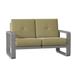 Woodard Vale 58.5" Wide Loveseat Metal in Gray | Outdoor Furniture | Wayfair 7D0419-72-22M