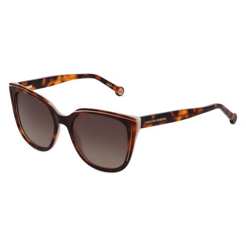 Carolina Herrera 0144/S Damen-Sonnenbrille Vollrand Butterfly Acetat-Gestell, braun