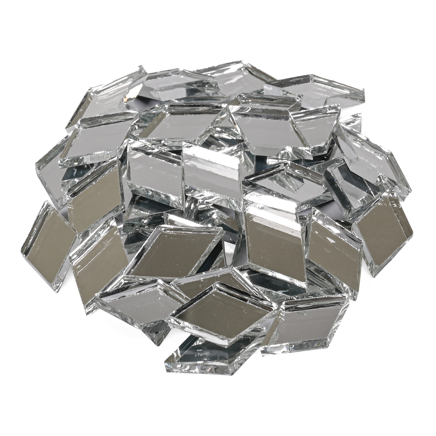 Tesselles miroir, losanges, 20 x 10 mm, 125 g