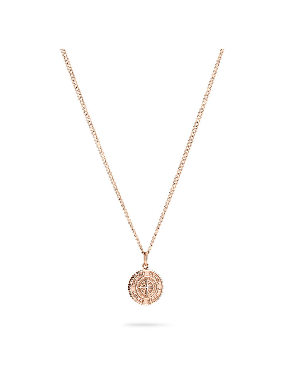 Fynch-Hatton Kette The Northstar Coin Damen roségold, ONE SIZE Image