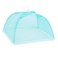 yuehao gardening tools 2 large -up mesh screen protect food cover tent dome net umbrella picnic insect protection netting blue