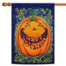 Jack-O-Lantern "Happy Halloween" UV Resistant Outdoor Flag - 40" x 28"