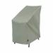 Modern Leisure Basics Stackable Patio Chair Cover, 27" Square X 49"H, Sage - 27"L x 27"W x 49"H