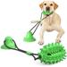 Dog Chew Toy with Suction Cup for Aggressive Chewers Puppy Training Treats Food Dispensing Toothbrush Pet Teeth Cleaning Rope Toys for Small Medium Dogs