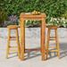 vidaXL 3 Piece Patio Dining Set Solid Wood Acacia