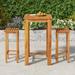 vidaXL 3 Piece Patio Dining Set Solid Wood Acacia