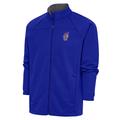 Men's Antigua Royal Florida Gators Swinging Gator Links Full-Zip Golf Jacket