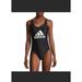 Adidas Swim | Adidas Core 1 Pc Swimsuit Black Logo - New Women Size: S | Color: Black/White | Size: S