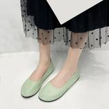 eczipvz Shoes for Women Women s Slip on Shoes Comfortable Flats Shoes Dress Shoes Tennis Shoes Work Casual Green