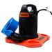 Black+Decker 1500 GPH Submersible Manual Pool Cover Pump with Discharge Hose