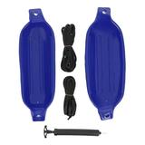 BISupply Boat Bumpers for Docking - Boat Fenders Blue 2 Pack 22.8 x 7.8in Buoys