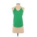 Nike Active Tank Top: Green Activewear - Women's Size X-Small