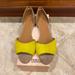 Anthropologie Shoes | Nib Anthropologie Emma Go Yellow And Tan Flats Shoes -Size 40 | Color: Tan/Yellow | Size: 40