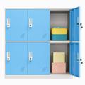 MECOLOR school and Home Locker Organizer Storage for Kids Playground Metal Shoes and Bag Storage Cabinet