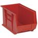 Quantum Storage QUS242RD Ultra Stack & Hang Bin- Red - 13.62 x 8.25 x 8 in.