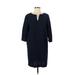 Selected Femme Casual Dress - Sweater Dress: Blue Dresses - Women's Size 40