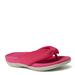 Original Comfort By Dearfoams Olivia Low Foam Thong Sandal - Womens 10 Pink Sandal Medium